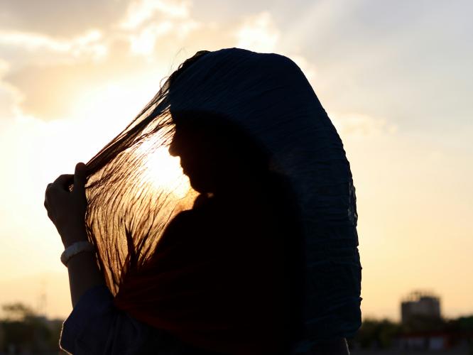 Women in Sunset